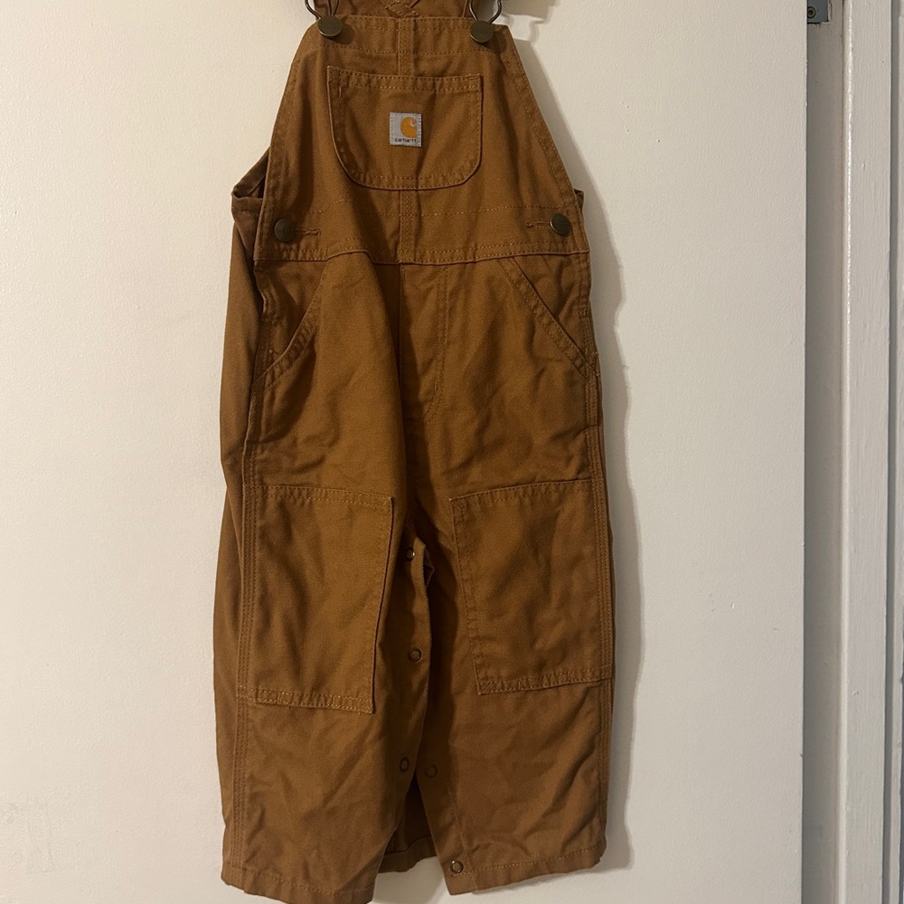 Carhartt Brown Rugged Overalls for Work